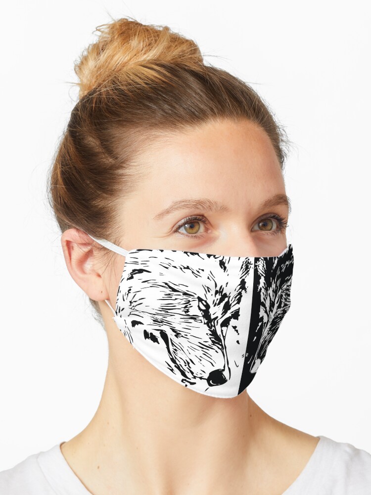 The Battle Within 2 Wolf Cherokee Legend Two Wolves Quote Mask By Graphicjunction Redbubble