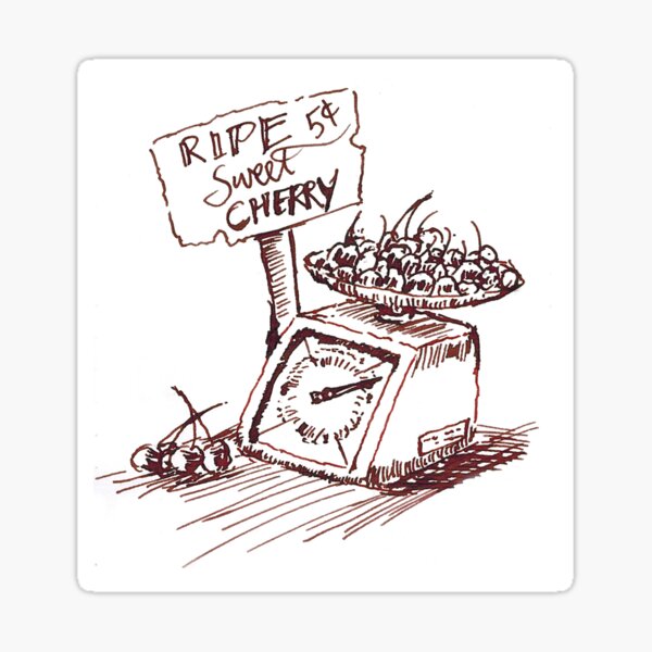 Sweet Cherries Sticker