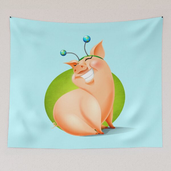 Item preview, Earth Day Piggy (Boppers) designed and sold by iwantnoodle.