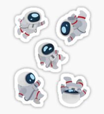 Floating Astronauts Sticker