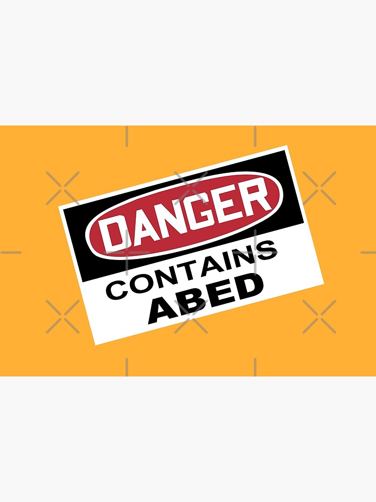 Disover DANGER: Contains Abed Premium Matte Vertical Poster
