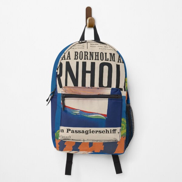 Item preview, Nach Bornholm vintage travel poster designed and sold by stickart-marek.