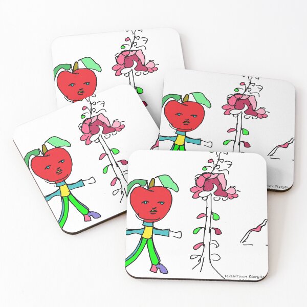 Item preview, The Apple and the Rose: TeresaTown at Redbubble 2020 designed and sold by Mark Stansberry.