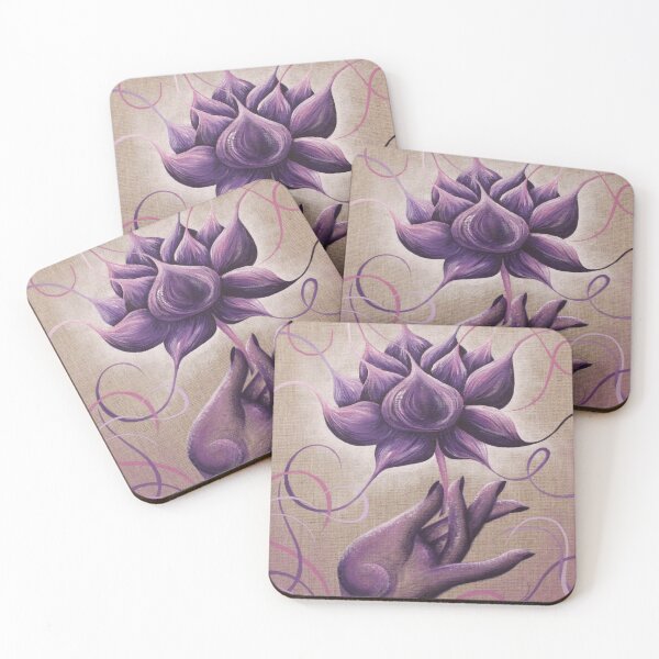 Item preview, Purple Lotus in Hand Painted by Nowlove Art designed and sold by nowloveart.