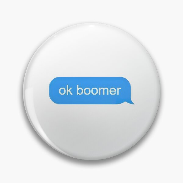 Item preview, Ok Boomer Chat Bubble Design designed and sold by AnnesLovelys.