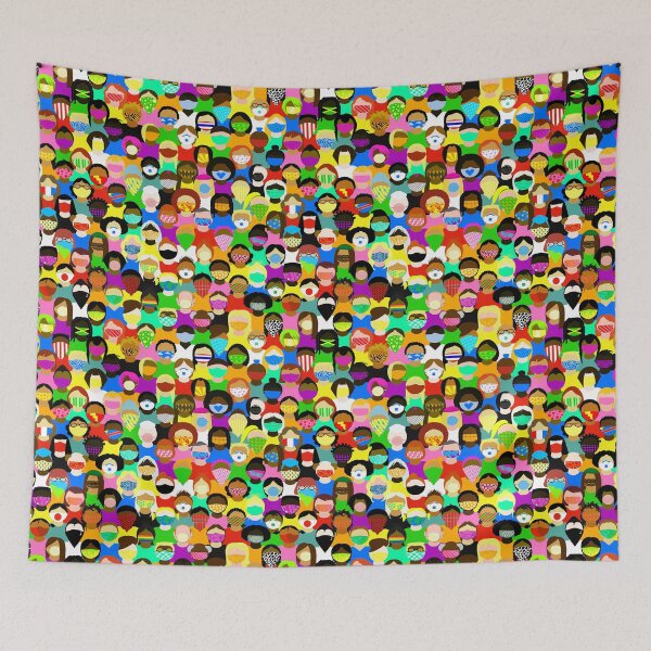 Item preview, Quilt of Masks designed and sold by Mattfields.