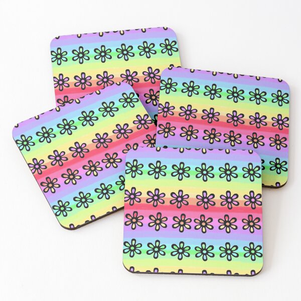 Item preview, Rainbow Flowers on Rainbow designed and sold by sillybanana.