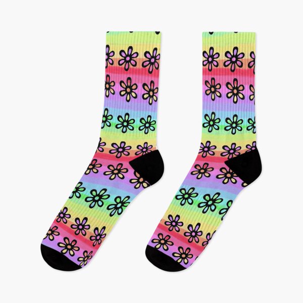 Item preview, Rainbow Flowers on Rainbow designed and sold by sillybanana.