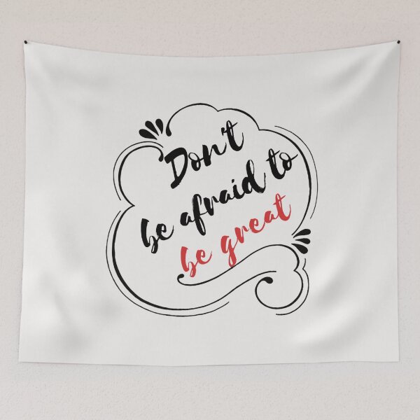 Item preview, Dont be afraid to be great, inspirational and motivational life saying designed and sold by zahra369der.
