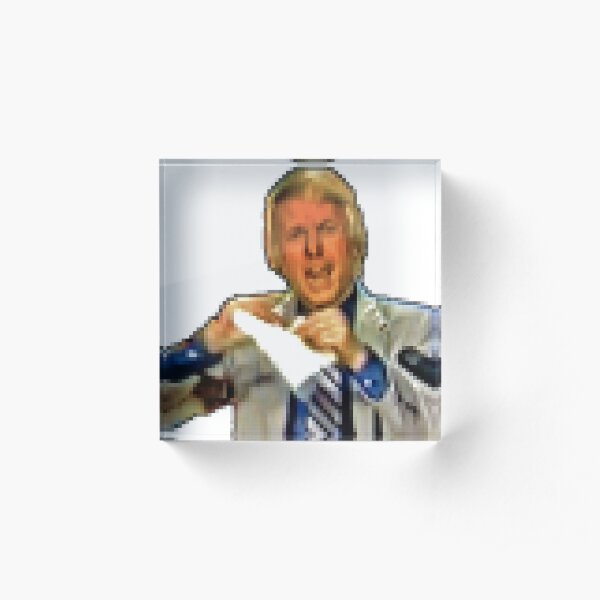 Retro 16-bit Wally George Icon Acrylic Block