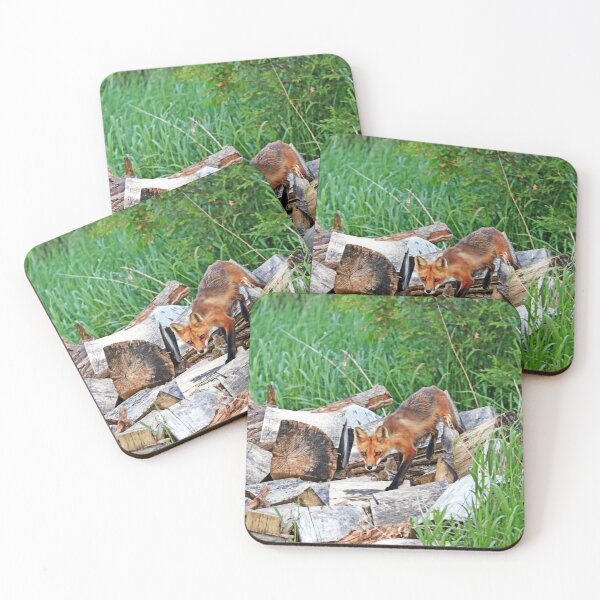 Item preview, Fox On The Woodpile designed and sold by Deb Oppermann.
