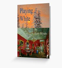 Playing White Greeting Card
