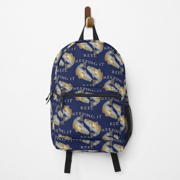 Black Sea Bass Textured Pattern Backpack for Sale by