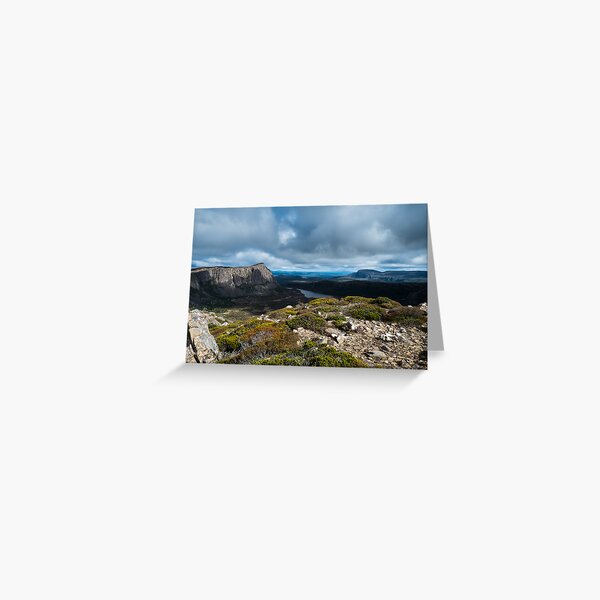View from Mt Jerusalem, Tasmania Greeting Card