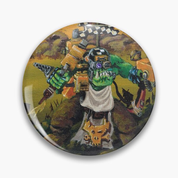 Item preview, Ork Mechboy Fine Art Painting designed and sold by Emily Mottesheard.