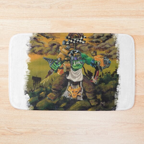 Item preview, Ork Mechboy Fine Art Painting designed and sold by Emily Mottesheard.
