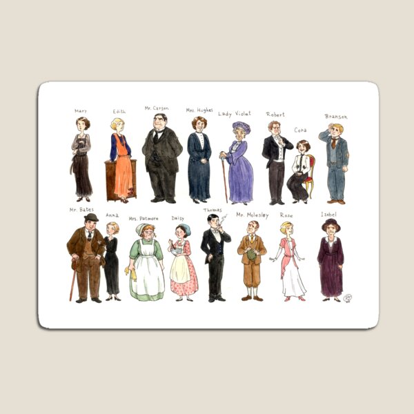 Aperçu de l'œuvre Downton A. Portraits créée et vendue par Roby-boh.