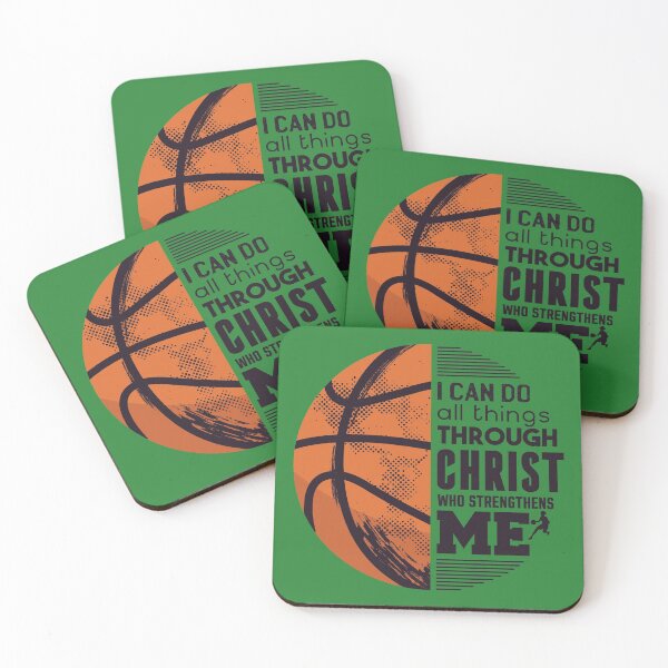 Item preview, I Can Do All Things Through Christ,Basketball, Phil. 4:13  designed and sold by bk2218.