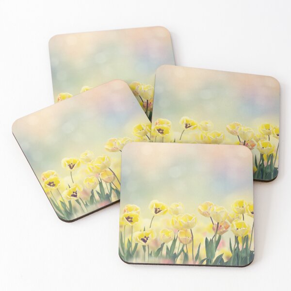 Item preview, Yellow tulip flowers in the garden designed and sold by svetlanna.