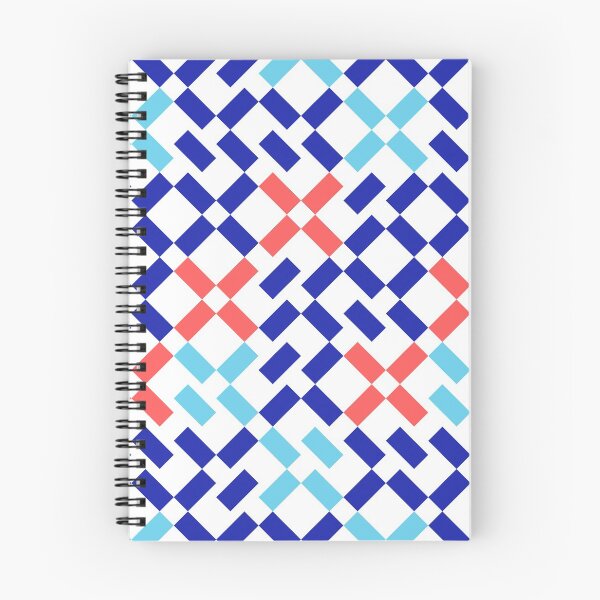 Artikelvorschau, Blaue, korallenrote und hellblaue geometrische Formen entworfen und verkauft von Stchami.