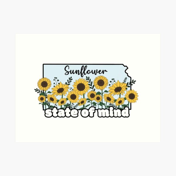 Kansas Sunflower Art Prints Redbubble