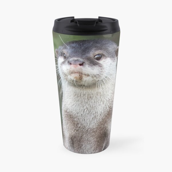 Otter paw-trait Travel Mug