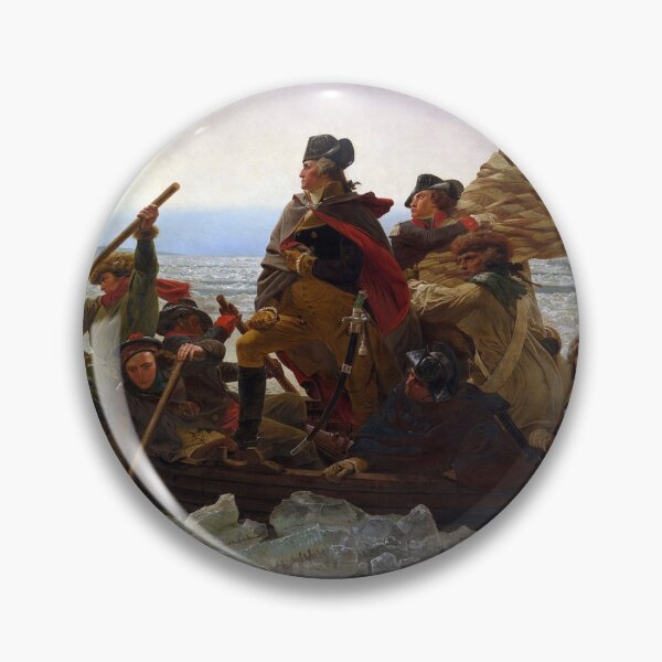 Artikelvorschau, Washington Crossing the Delaware (Gemälde von 1851) von Emanuel Leutze entworfen und verkauft von History Merch!.