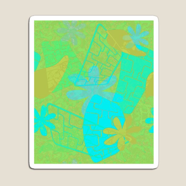 Item preview, MOD Garden Trellis | Aqua and Lime  designed and sold by ZENDYtechSTYLE.