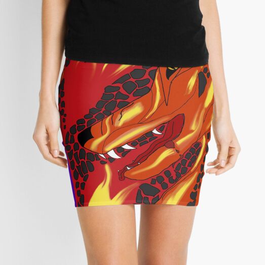 Fire wolf Mini Skirt
