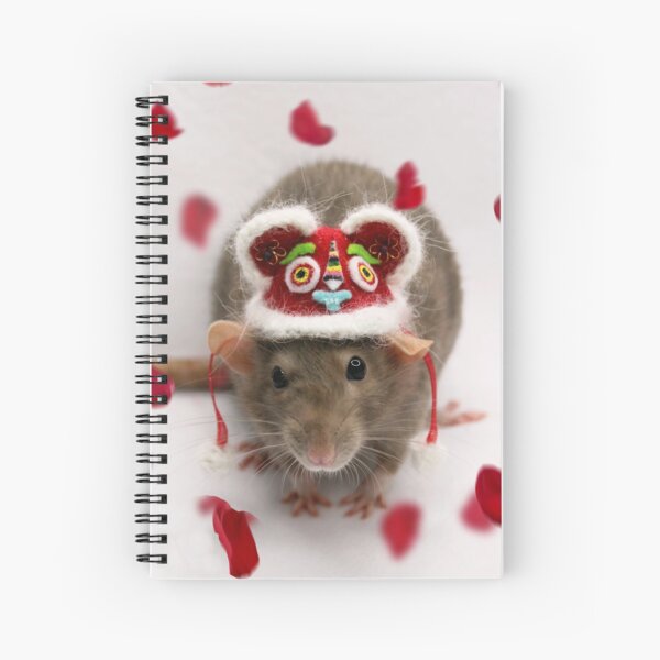 Year of the Rat Spiral Notebook