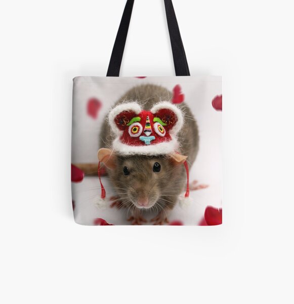 Year of the Rat All Over Print Tote Bag
