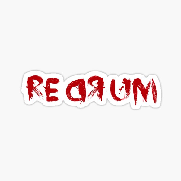 Redrum Stickers | Redbubble