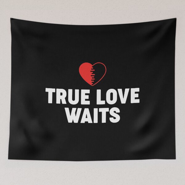 Item preview, True Love Waits Celibacy Purity print designed and sold by jakehughes2015.