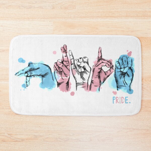 Item preview, Trans Pride in ASL designed and sold by anniemgo.