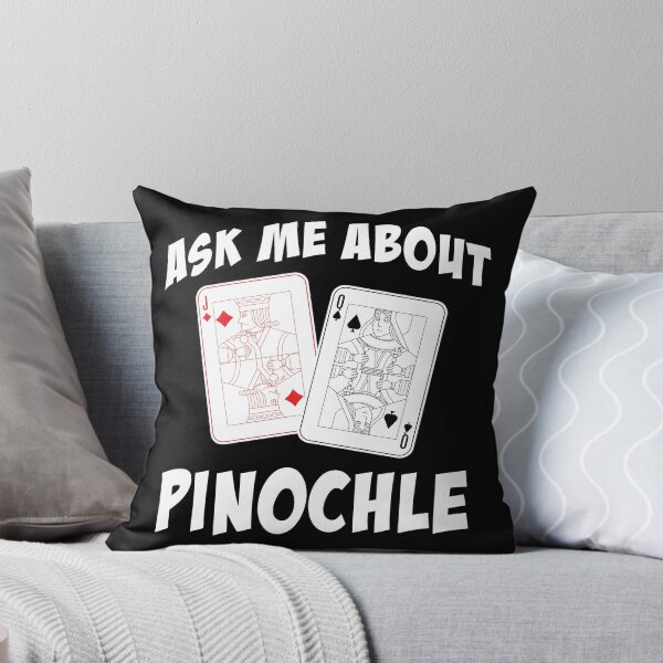 Item preview, Funny Card Game Ask Me About Pinochle print designed and sold by jakehughes2015.