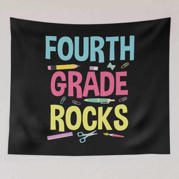 Item preview, Fourth Grade ROCKS - Back to School Teacher designed and sold by EstelleStar.