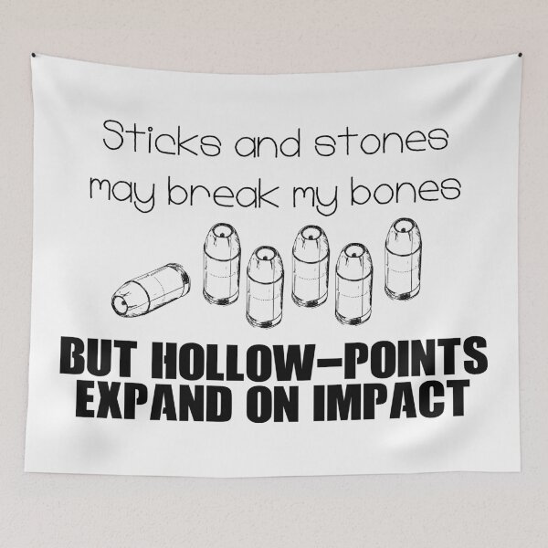 Item preview, Sticks, Stones and Hollow-Points designed and sold by greyspot.