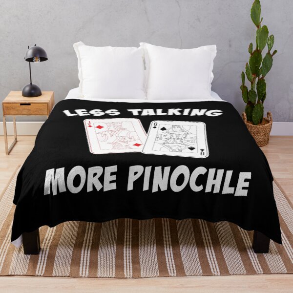 Item preview, Funny Card Player Less Talking More Pinochle design designed and sold by jakehughes2015.