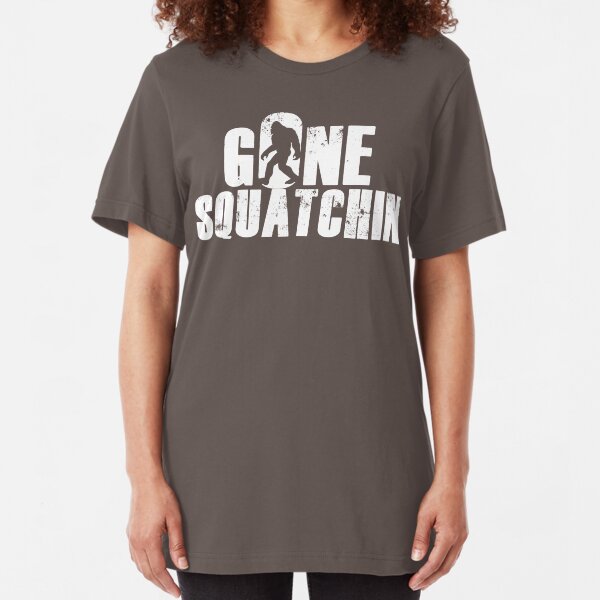 GONE SQUATCHIN' - Bigfoot Shirt Slim Fit T-Shirt