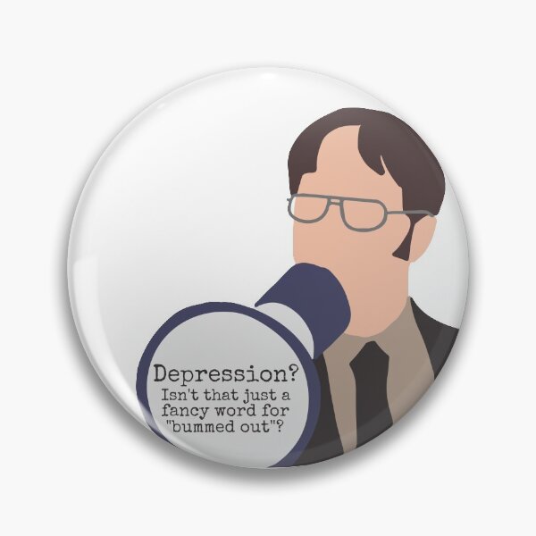 Item preview, Depression? Isn't that just a fancy word for "bummed out"?  designed and sold by Shayli Kipnis.