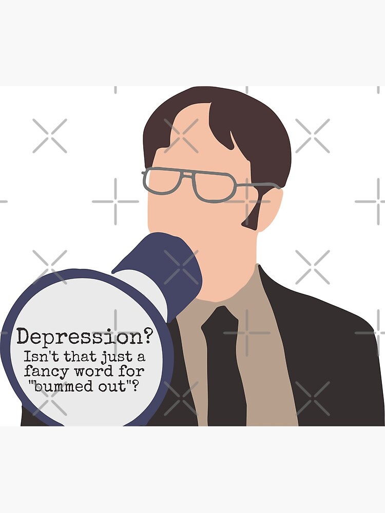  Depression Isn t That Just A Fancy Word For bummed Out Poster 