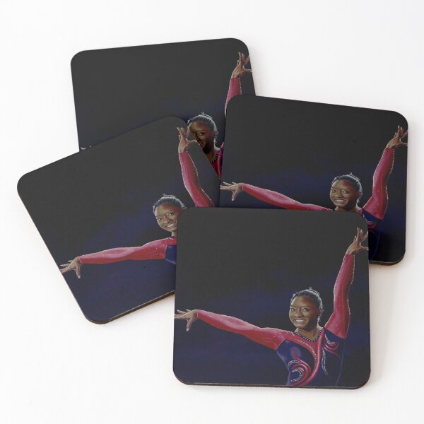 Item preview, Simone Biles Painting designed and sold by PaulMeijering.