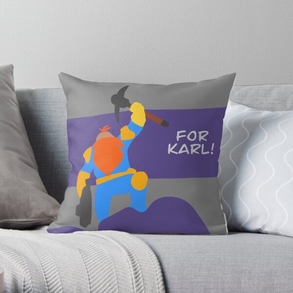 For Karl Throw Pillow