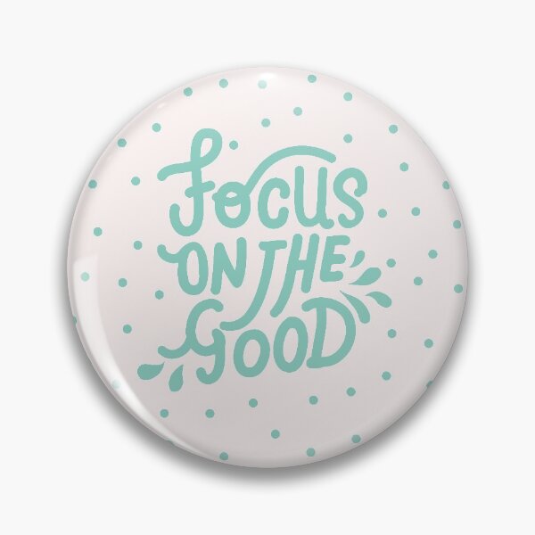 Item preview, Focus on the Good hand lettering quote designed and sold by theseakiwi.