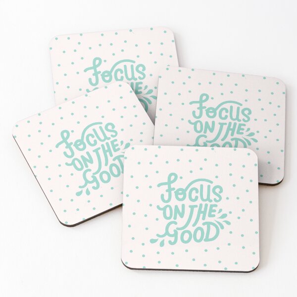 Item preview, Focus on the Good hand lettering quote designed and sold by theseakiwi.