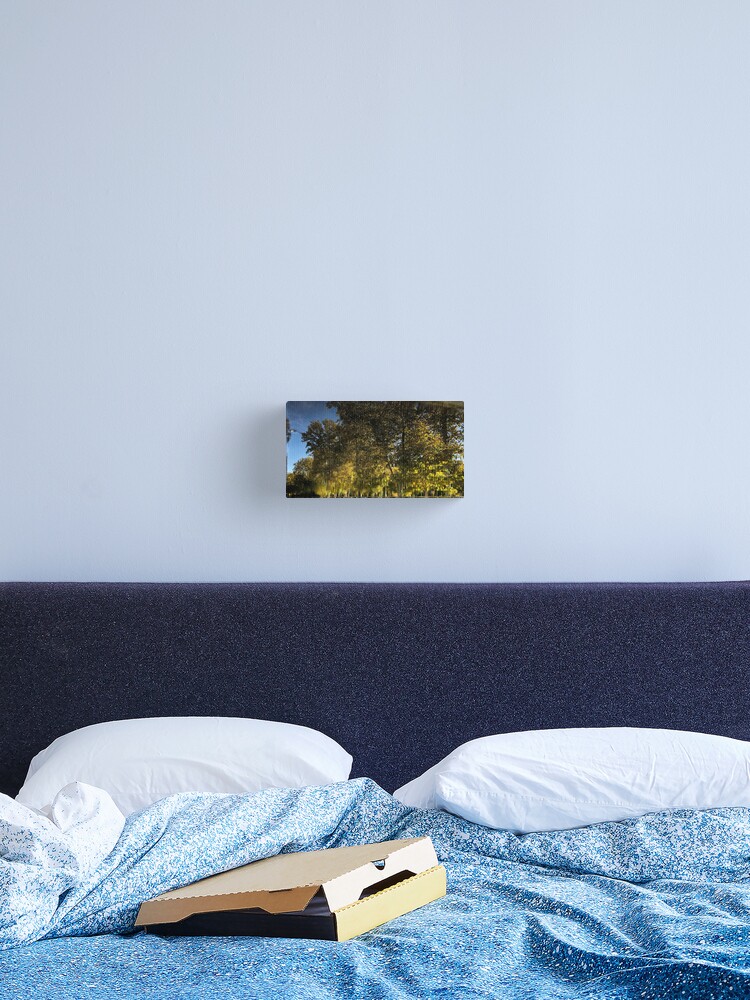 Thumbnail 2 of 3, Canvas Print, Reflection Tree Pool designed and sold by JmanInABox.