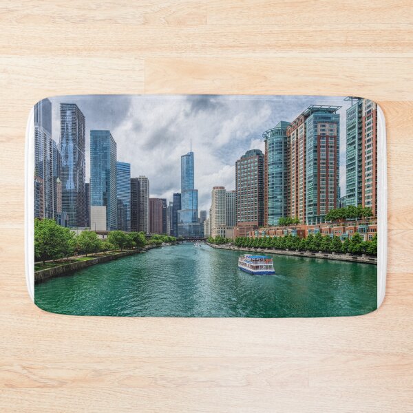 Item preview, Chicago River and Trump Tower designed and sold by mljdwhite.