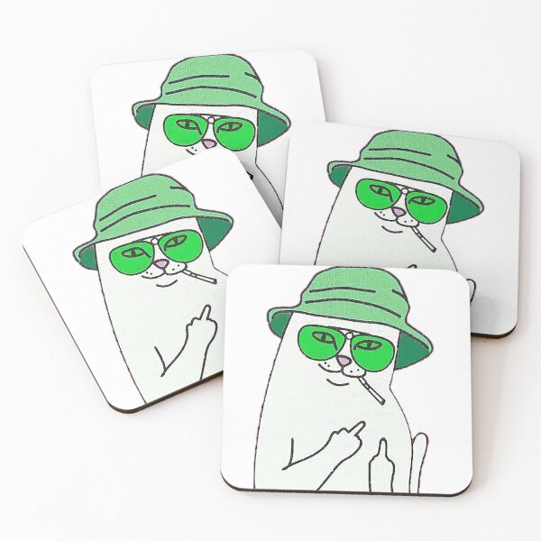 Item preview, High cat funny smoking weed designed and sold by mostafa elkhadraoui.