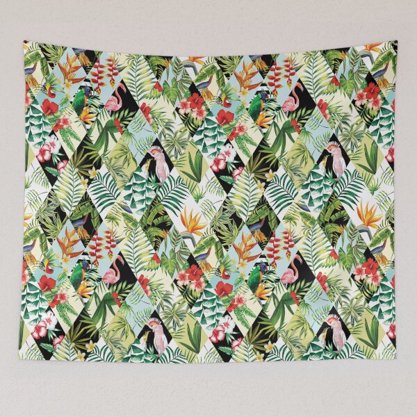 Item preview, tropical birds diamond background designed and sold by TheSimpleMan.