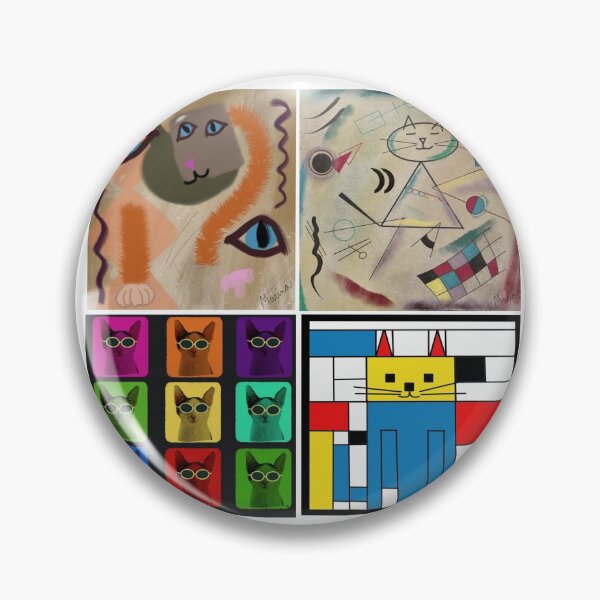 Item preview, Modern Art Cats Set 1 designed and sold by Marinabobina.